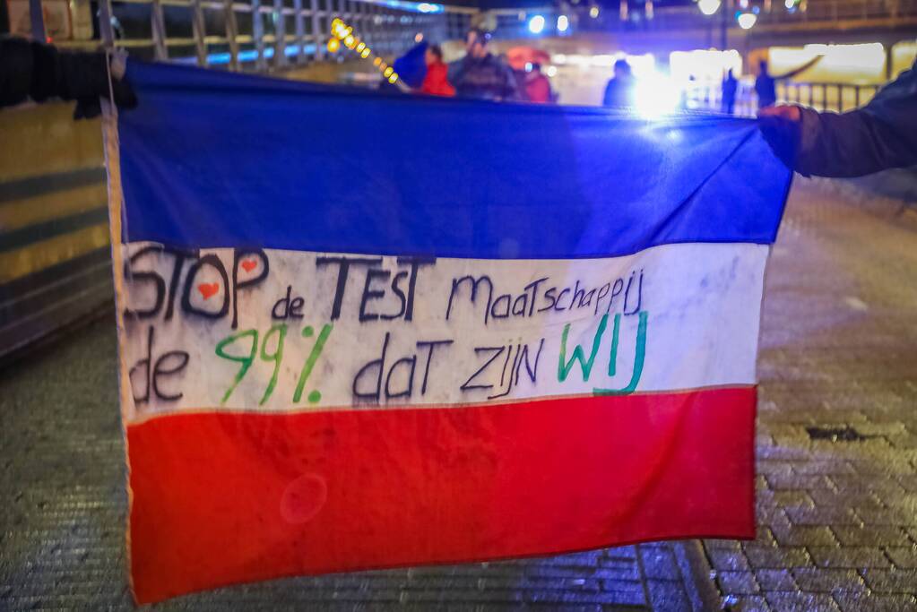 Veel mensen bij demonstratie