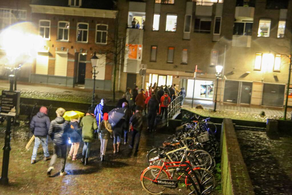 Veel mensen bij demonstratie