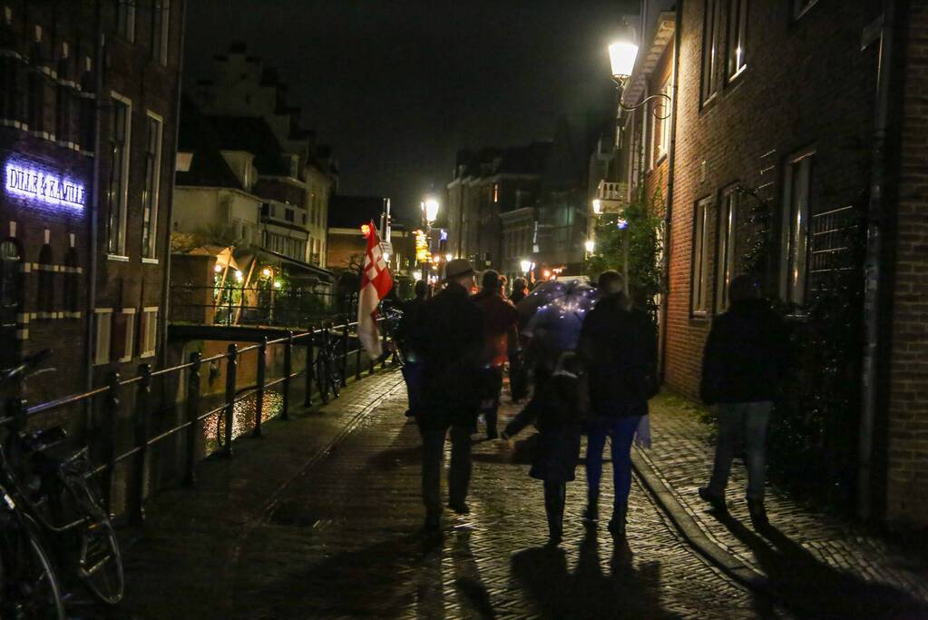 Veel mensen bij demonstratie