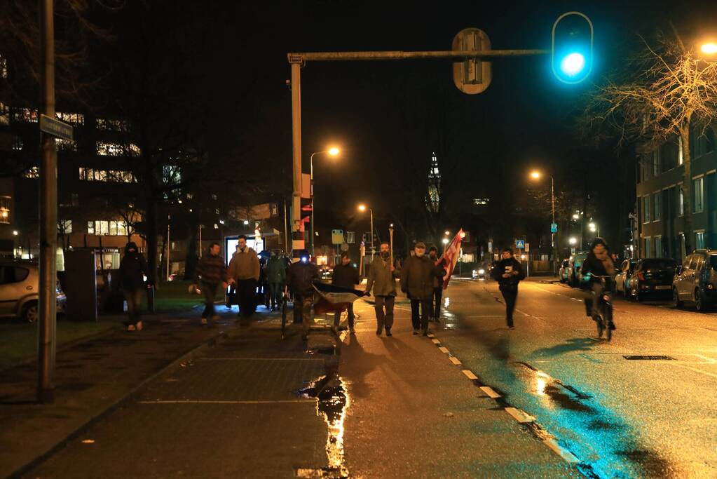 Veel mensen bij demonstratie