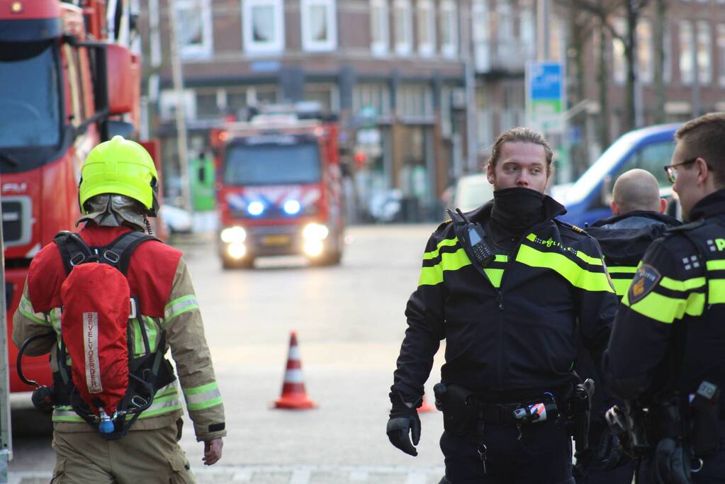 Appartementencomplex vol rook door hevige brand
