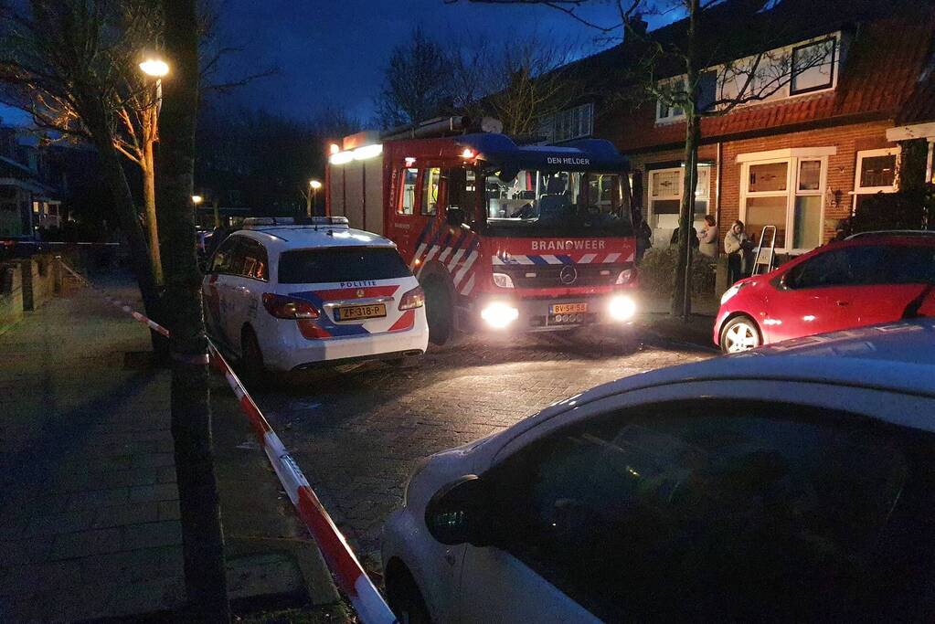 Gewonde bij brand in woning