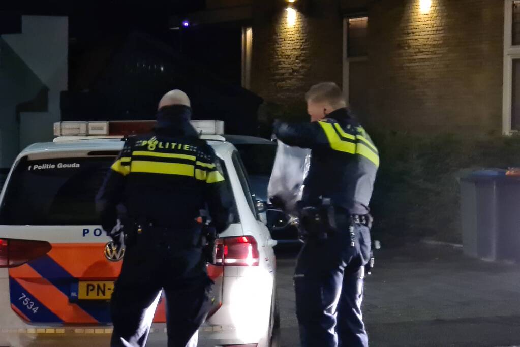 Veel politie op de been een aanhouding