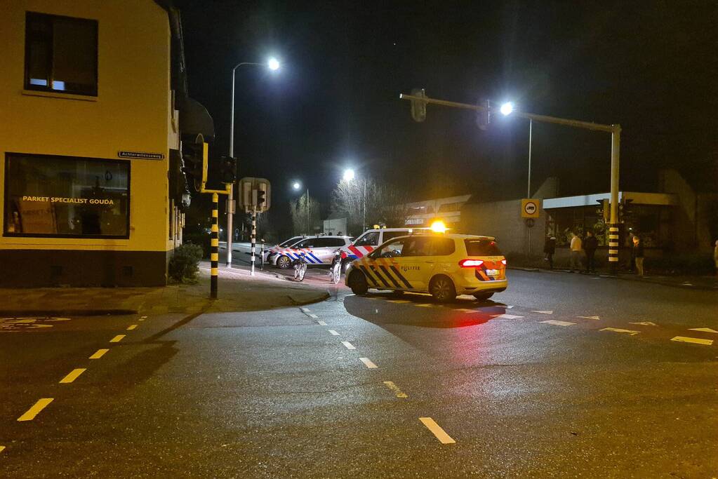 Veel politie op de been een aanhouding