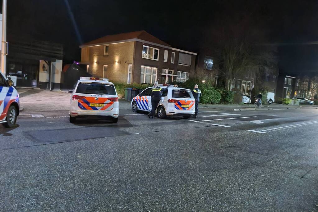 Veel politie op de been een aanhouding