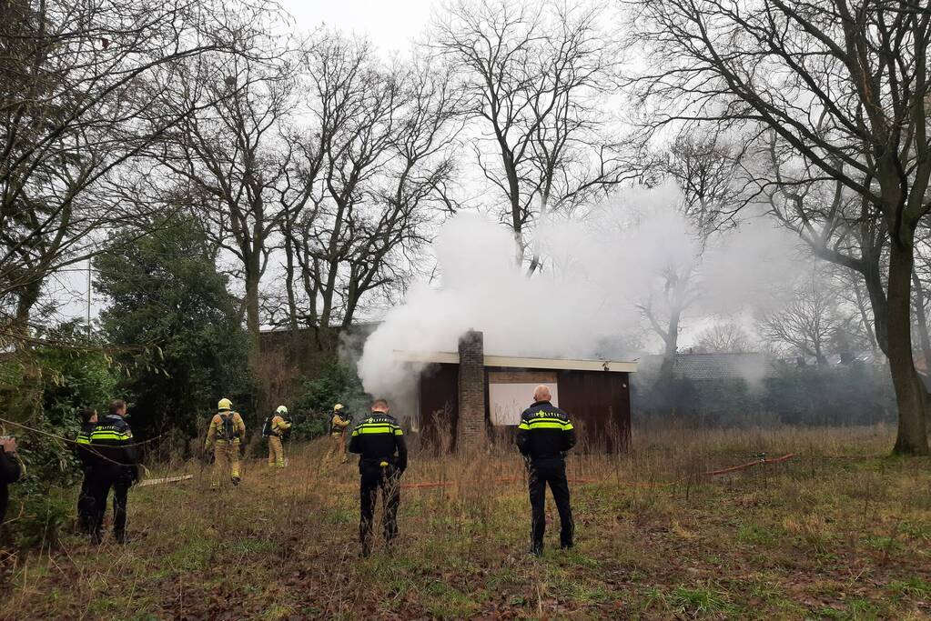 Brand ontstaan in leegstaand pand