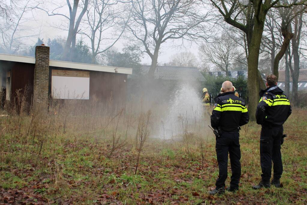 Brand ontstaan in leegstaand pand