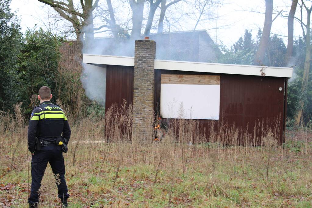 Brand ontstaan in leegstaand pand