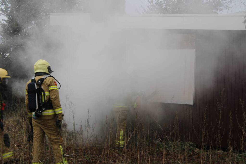 Brand ontstaan in leegstaand pand