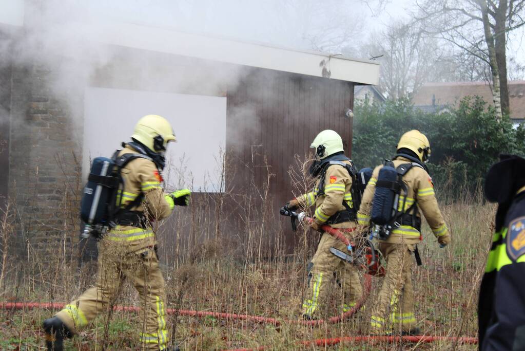 Brand ontstaan in leegstaand pand