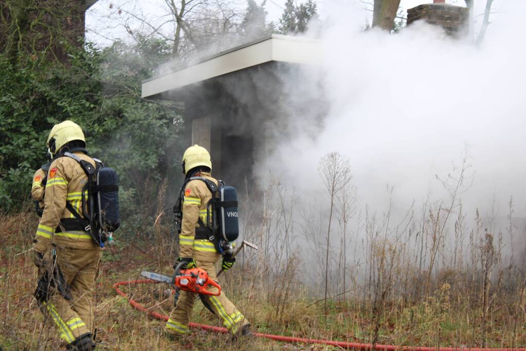 Brand ontstaan in leegstaand pand