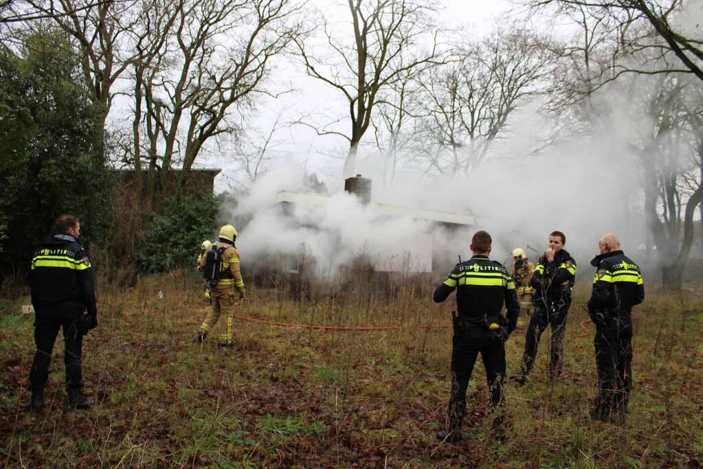 Brand ontstaan in leegstaand pand