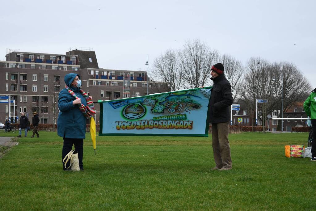 Demonstratie voor behoud van het Sterrebos
