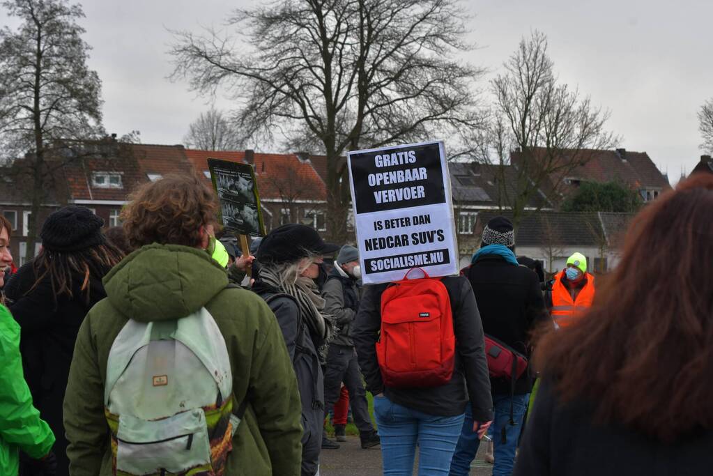 Demonstratie voor behoud van het Sterrebos
