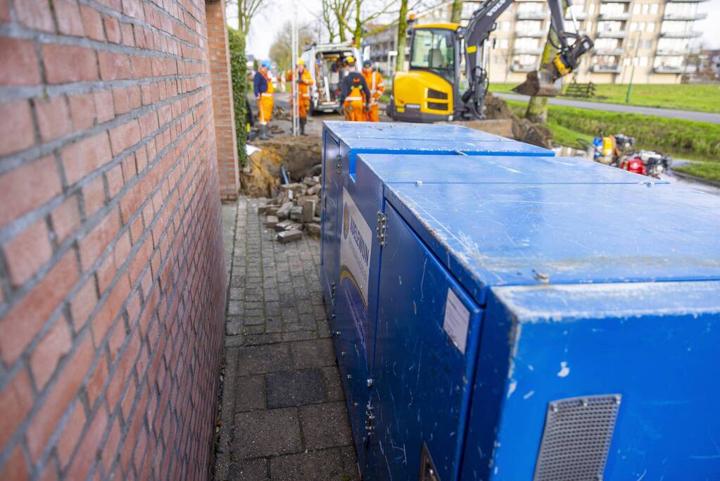 Ruim honderd huishoudens zonder water