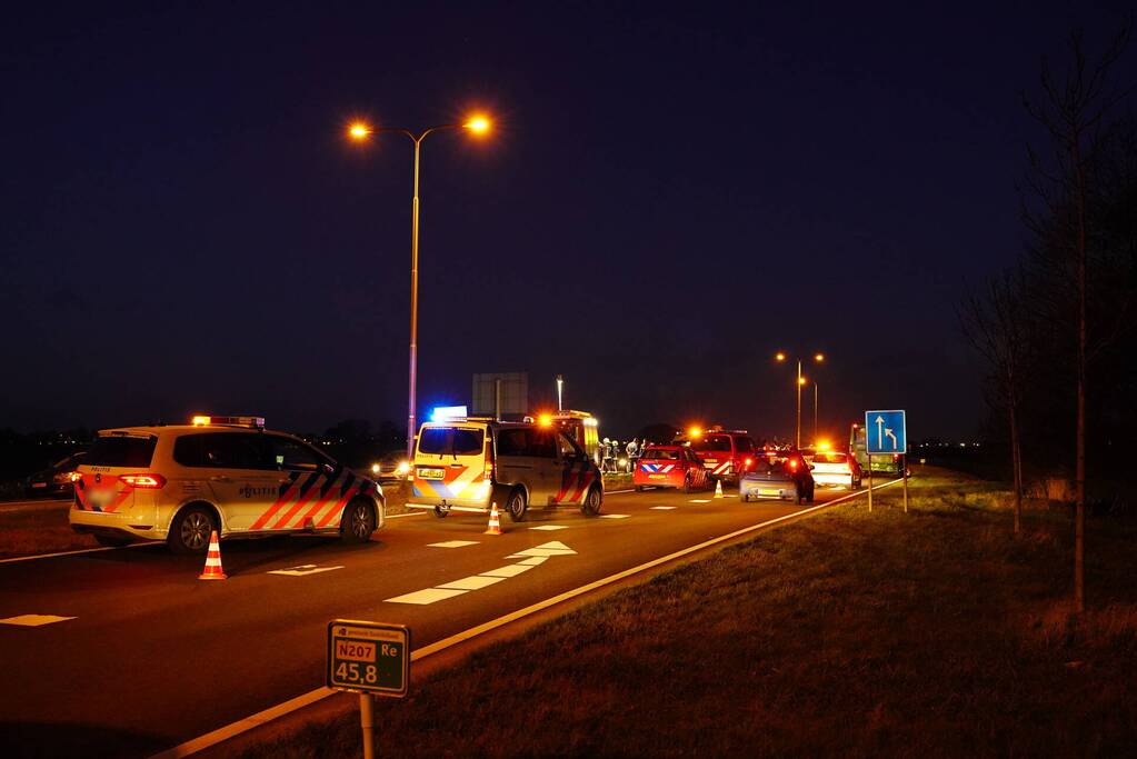 Veel schade na ongeval