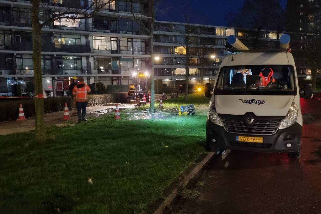 Bijna 300 huishoudens zonder water door zesde lekkage in korte tijd