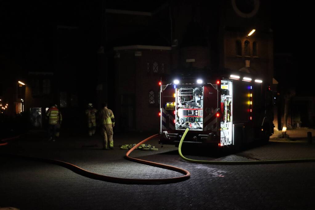 Brandweer ingezet voor brand in kerk