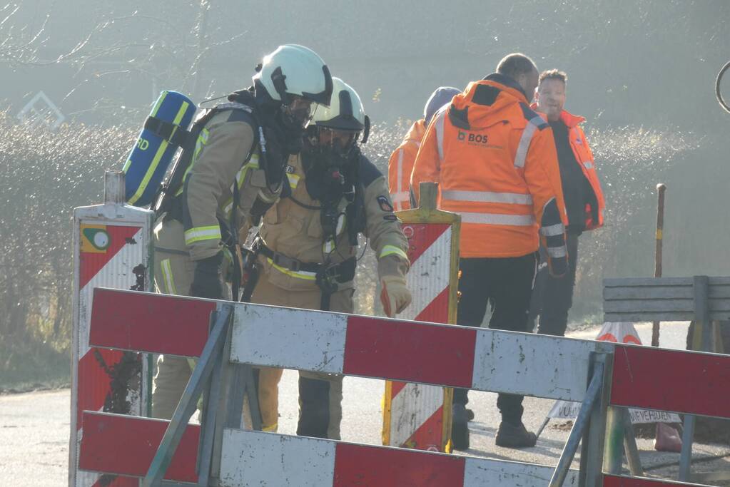 Gaslekkage geraakt tijden graafwerkzaamheden
