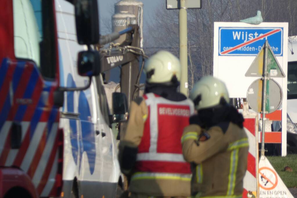 Gaslekkage geraakt tijden graafwerkzaamheden