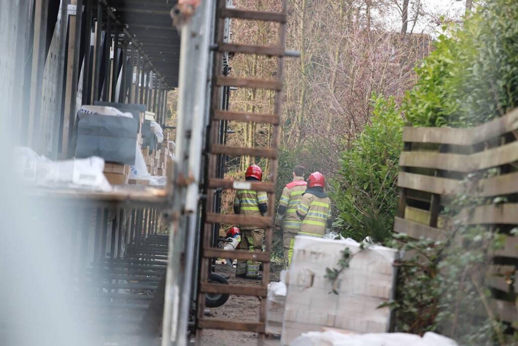 Bouwterrein ontruimd door gaslekkage