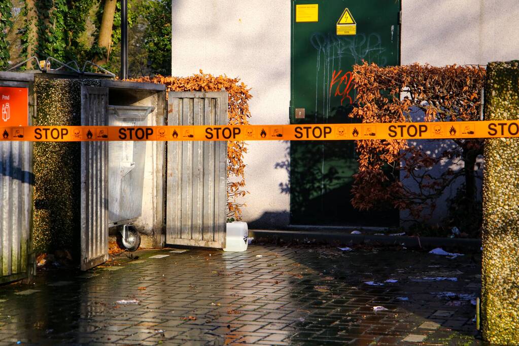 Jerrycan met onbekende vloeistof aangetroffen