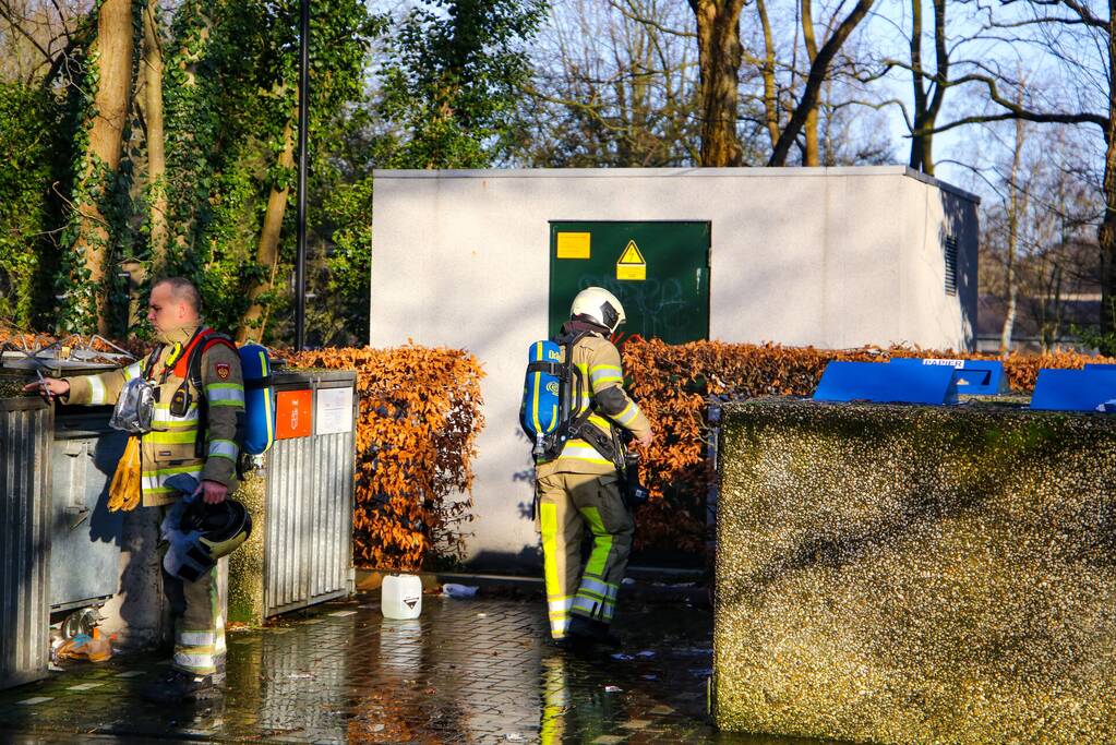 Jerrycan met onbekende vloeistof aangetroffen