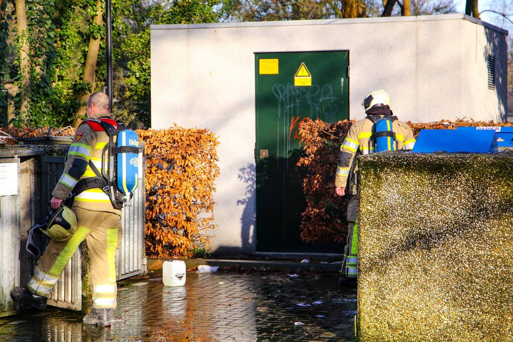 Jerrycan met onbekende vloeistof aangetroffen