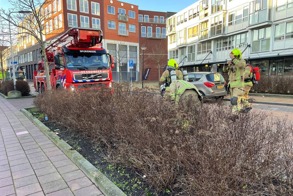 Brand in keuken van appartement