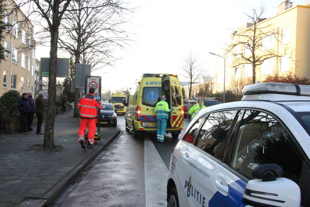 Traumahelikopter trekt veel bekijks
