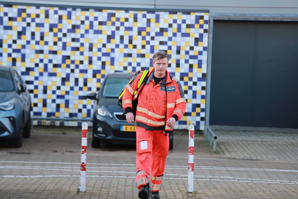 Traumahelikopter trekt veel bekijks