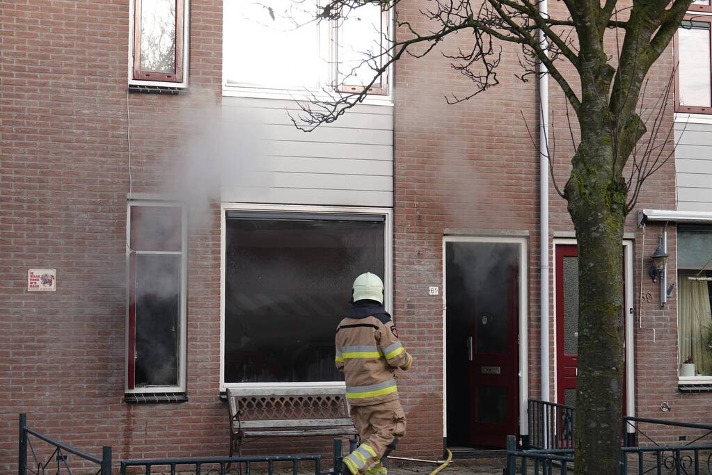 Schade door brand in woning