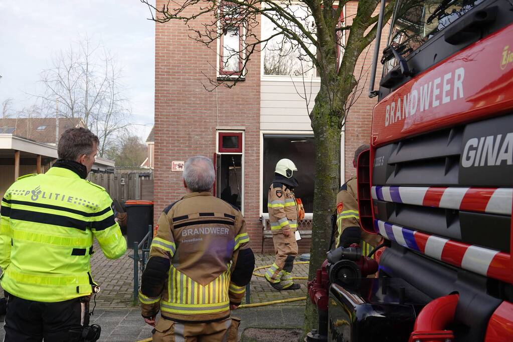 Schade door brand in woning