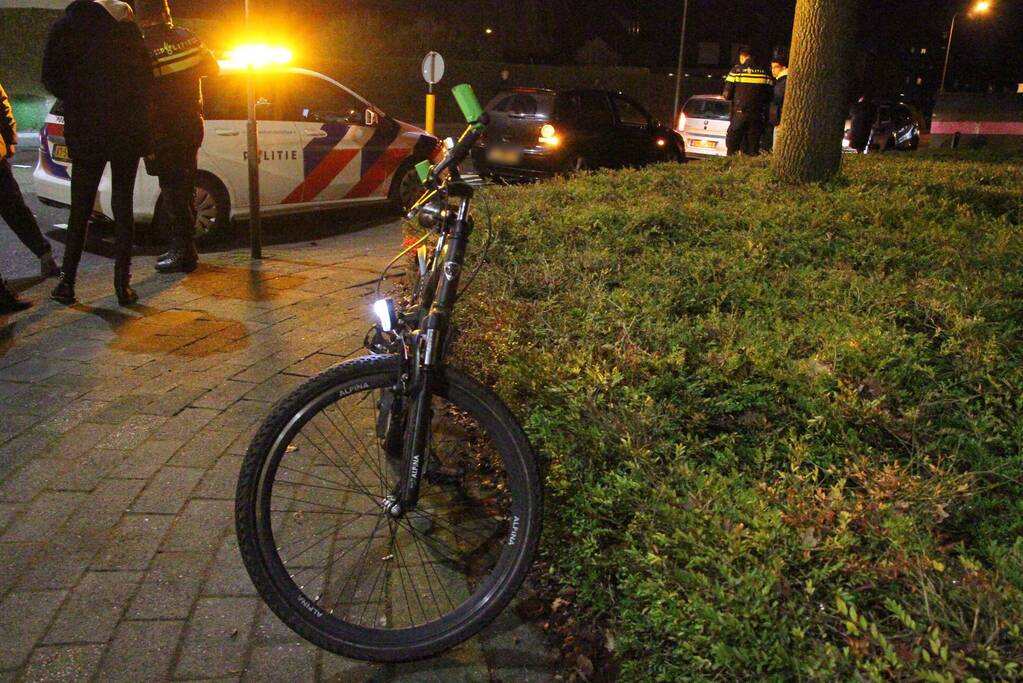 Fietser gecontroleerd na ongeval