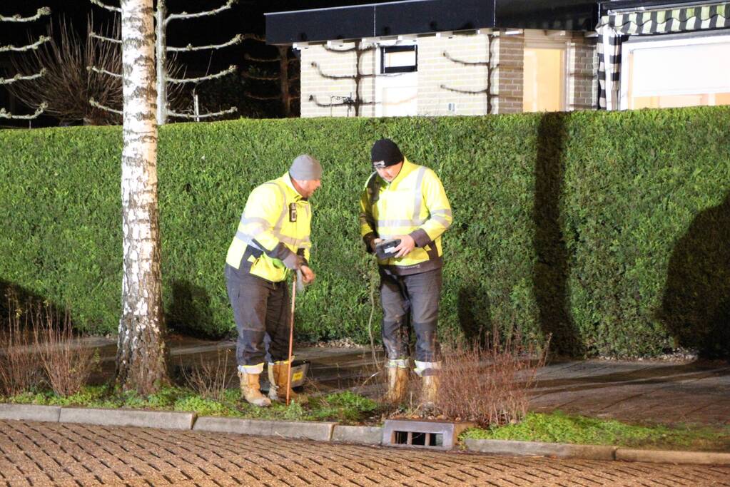Brandweer ingezet voor hevige gaslekkage