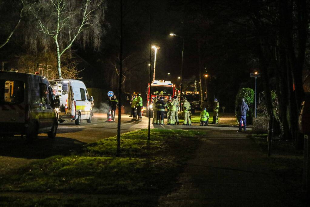 Brandweer ingezet voor hevige gaslekkage
