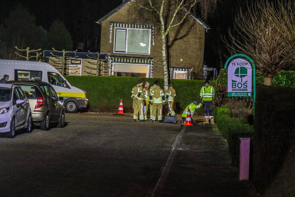 Brandweer ingezet voor hevige gaslekkage