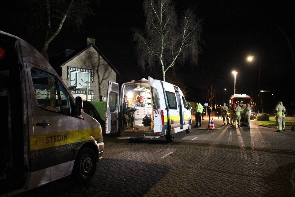 Brandweer ingezet voor hevige gaslekkage
