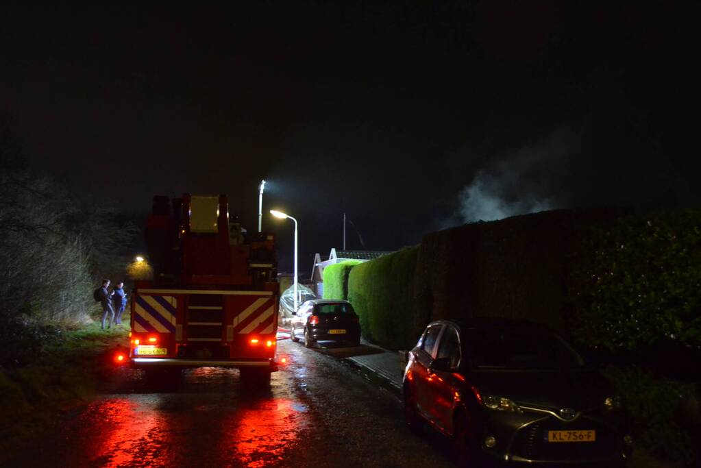 Brand aan boord van woonboot