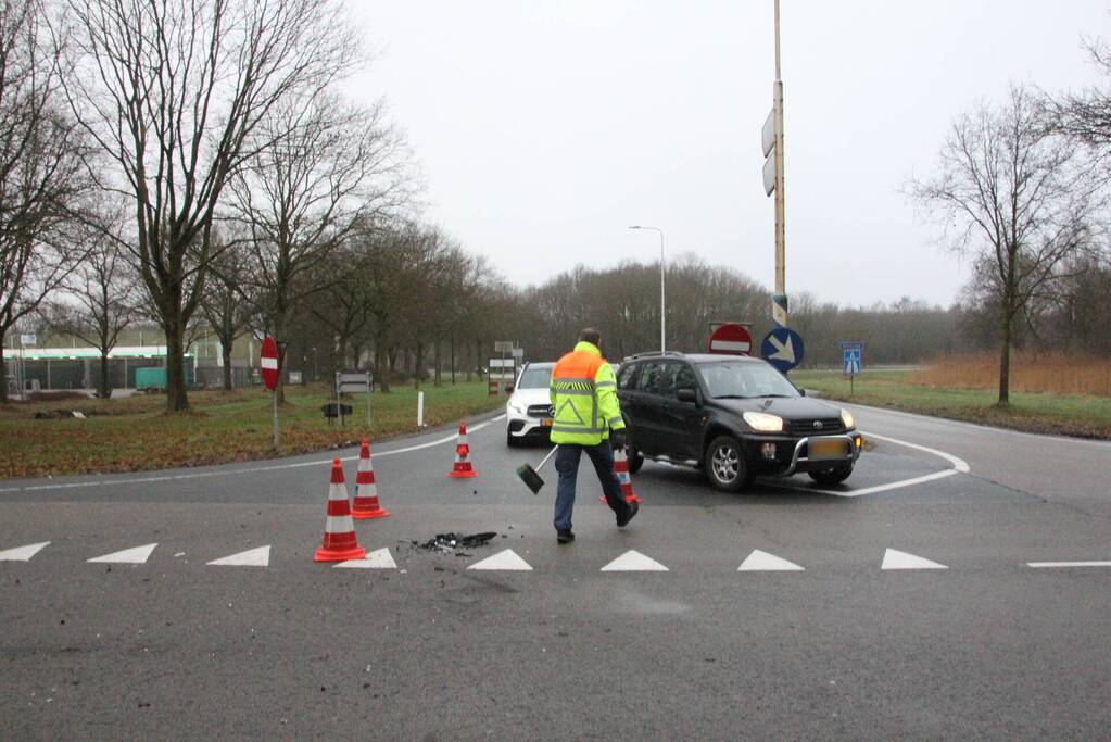 Range Rover flink beschadigd bij aanrijding