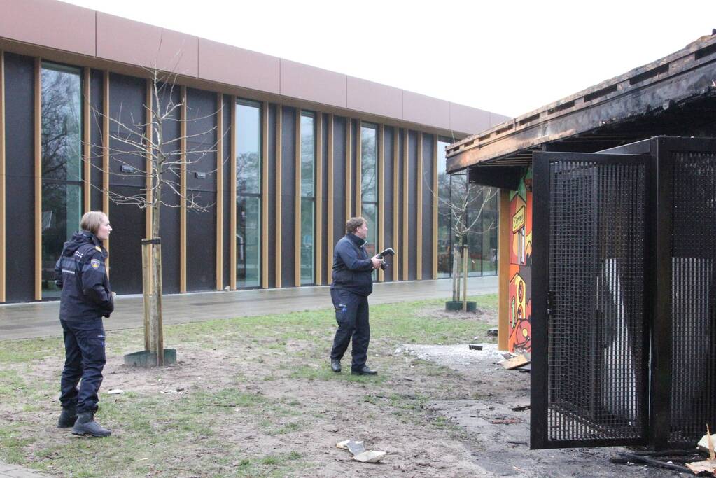 Forensische opsporing na brand jongerencentrum