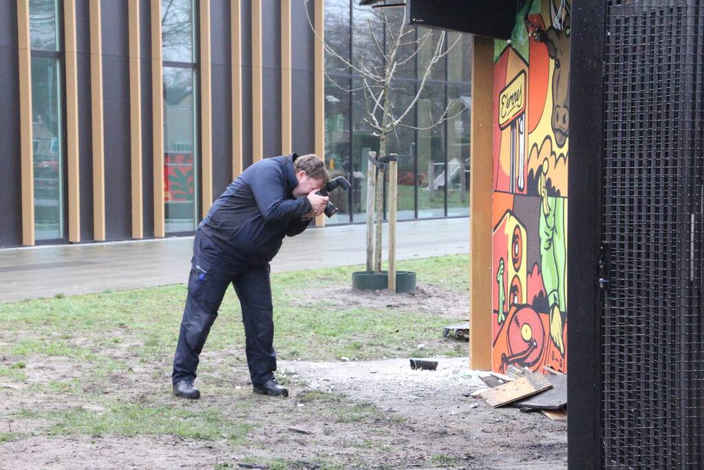Forensische opsporing na brand jongerencentrum