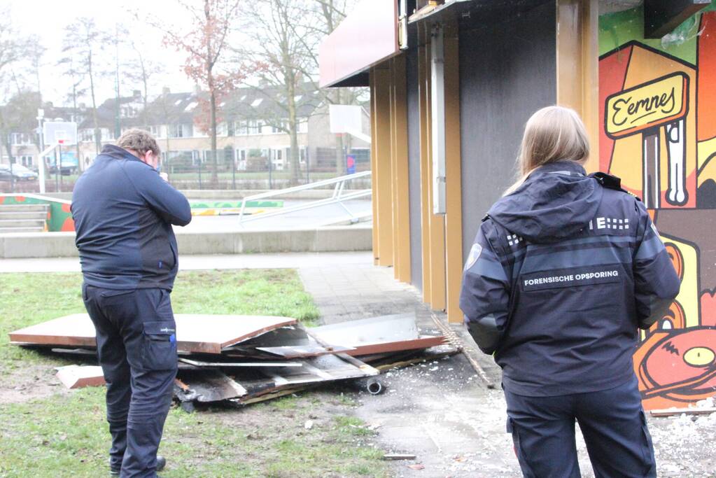 Forensische opsporing na brand jongerencentrum