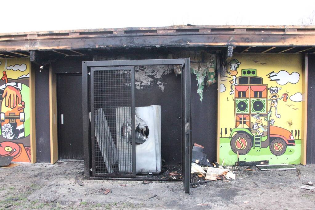 Forensische opsporing na brand jongerencentrum