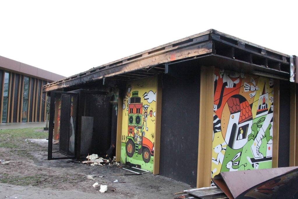 Forensische opsporing na brand jongerencentrum