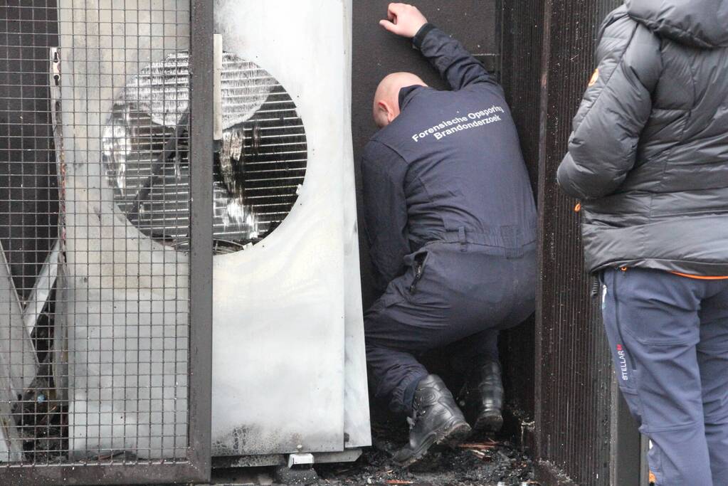 Forensische opsporing na brand jongerencentrum