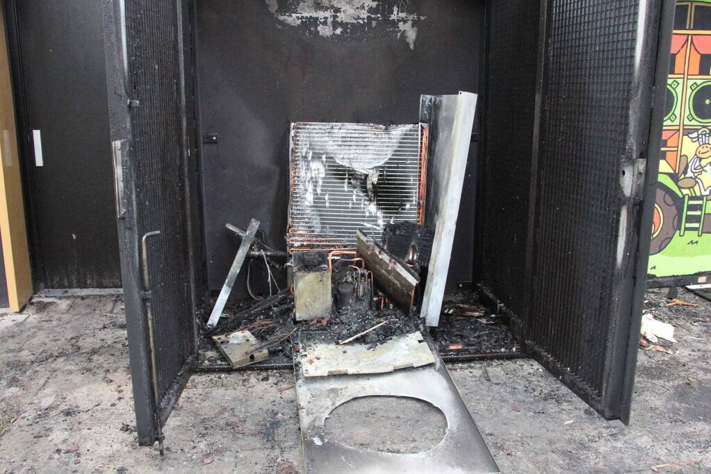 Forensische opsporing na brand jongerencentrum