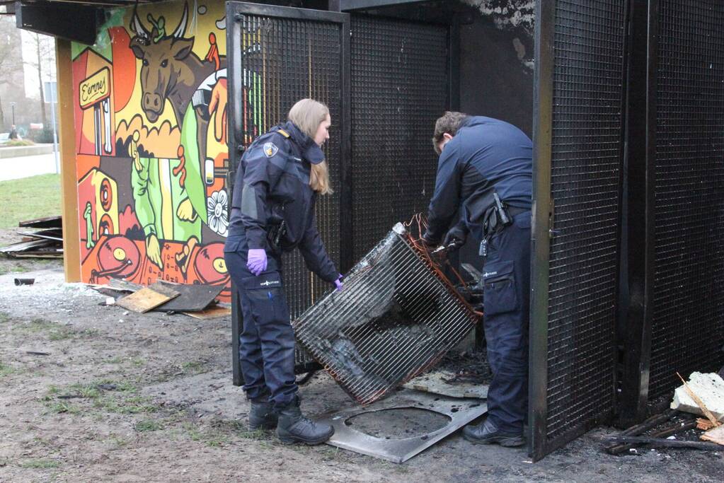 Forensische opsporing na brand jongerencentrum