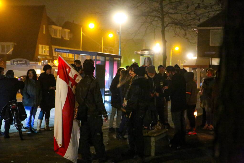 Grote opkomst bij demonstratie Nederland in Verzet
