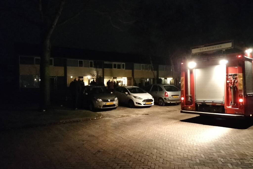 Brand in meterkast van woning